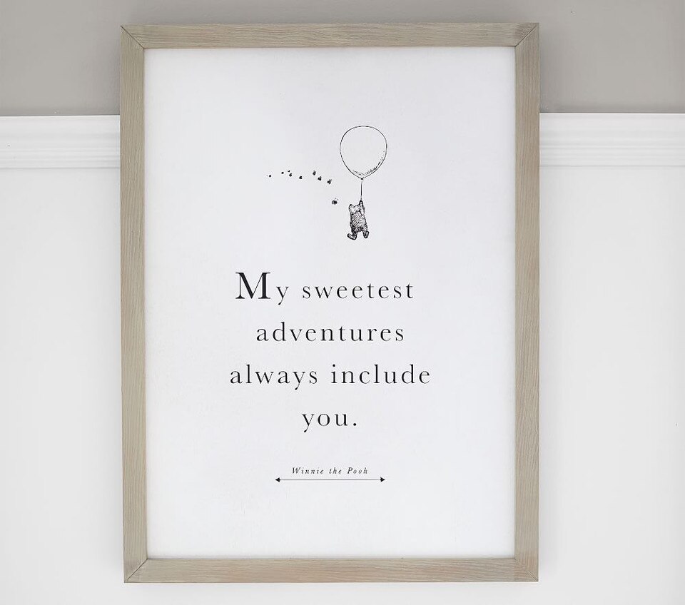 Disney Winnie the Pooh Framed Wall Art | Pottery Barn Kids AU